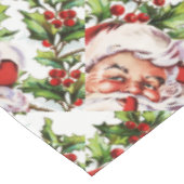 Kerstman, vintage kerstman tafelkleed (Gekanteld)