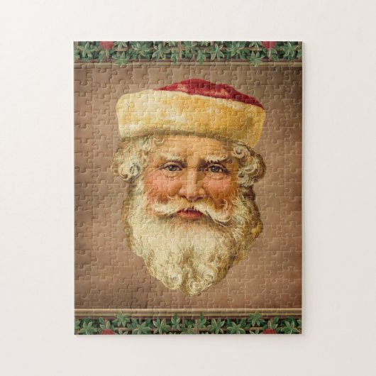 Kerstman Vintage Puzzel (Verticaal)