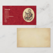  kerstman visitekaartje (Voorkant / Achterkant)