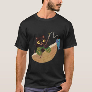 Kerstman vissen Grappige Kerstvisserman Kerstmis T-shirt