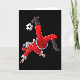 Kerstman Voetbal Fiets Trap Kerstmannen Jongens Ma Kaart