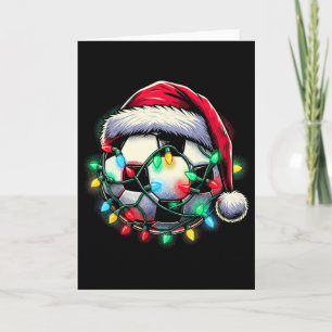 Kerstman Voetbal Ll Kerstmis Kaart