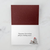 Kerstman voor Dochter Feestdagen Kaart (Binnen)