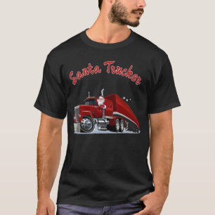 Kerstman Vrachtwagenchauffeur T-shirt