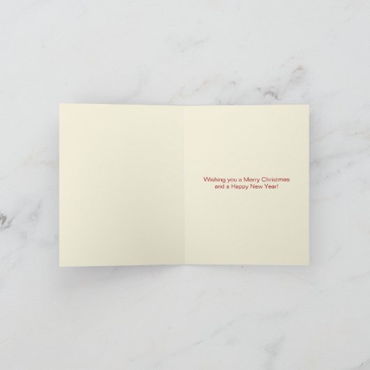  kerstman vreugdevolle kerst Kaart (Binnen)