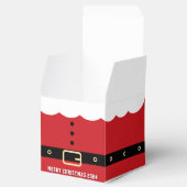 Kerstman Vrolijk Kerstplein Bedankdoosjes (Geopend)