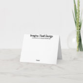 Kerstman waarneming feestdagen kaart (Achterkant)