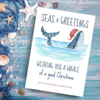 Kerstman Walvis Nautilus Zeeën & Groeten Kerstmis