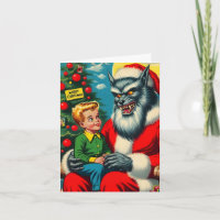 Kerstman Wat Heb Je Grote Ogen Kaart