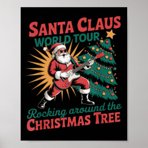 Kerstman Wereldtournee Rocking Around The Christma Poster