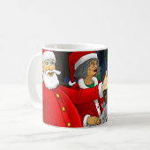 Kerstman Werkplaats Koffiemok (Voorkant links)