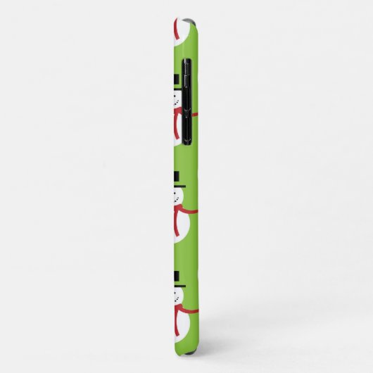 Kerstman, witte sneeuwman, wortelneus Case-Mate iPhone case (Achterkant/links)