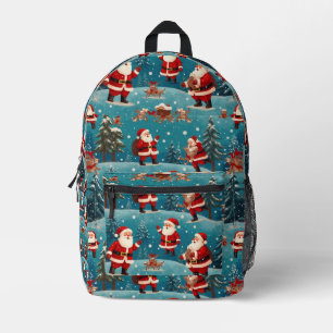 Kerstman Zak 2 Bedrukte Rugzak
