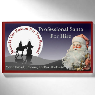 Kerstman Zakelijk Badge