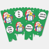 Kerstman zegt dat het gunst dozen bedankdoosjes (Ongevouwen)