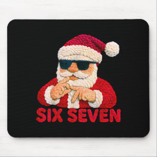 Kerstman zegt zes zeven - 6 7 Meme Latch Hook gare Muismat