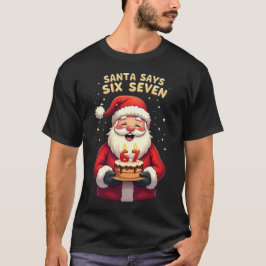 🎅Kerstman Zegt Zes Zeven Meme – Grappige Kerstman T-shirt