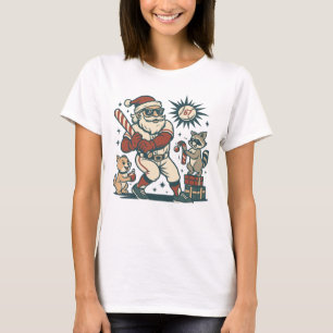 Kerstman zijn 67 Kerstmis-honkbalmeme T-shirt