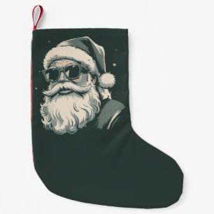 Kerstman Zonnebril Kerstmis Retro Kleine Kerstsok