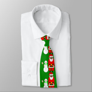 kerstman zwarte afrikaanse santa claus snowman sch stropdas