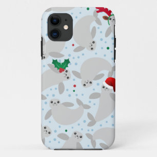 kerstmanatee iPhone 11 hoesje