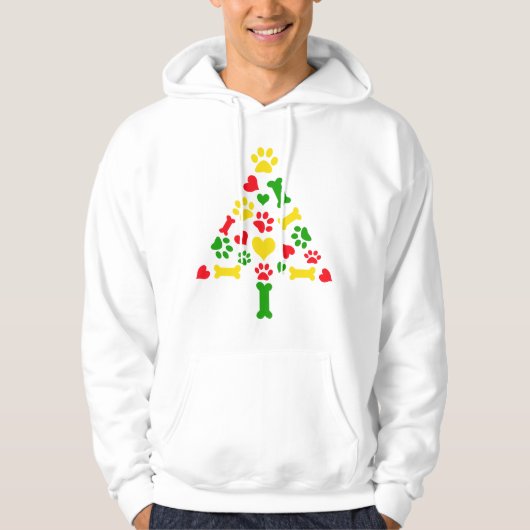kerstmanboom hoodie (Voorkant)