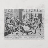 kerstmanden of een kus onder de feestdagenkaart (Voorkant)