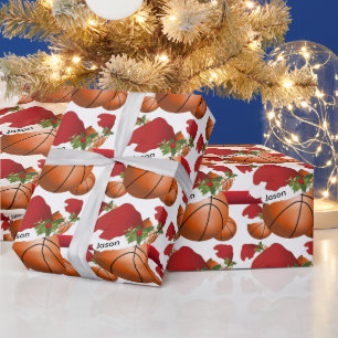 kerstmandje DIY-tekst Cadeaupapier