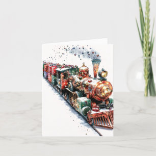 Kerstmanelexpres Feestdagen Kaart