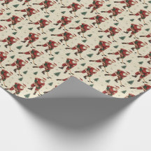 Kerstmankerhulpapier in vintage-stijl