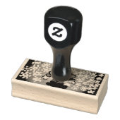 kerstmankertjes 	rubberstempel (Stempel)