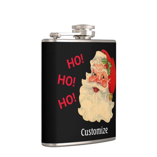 kerstmankfles heupfles (Rechts)