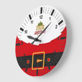 Kerstmankklok voor kerstmis grote klok (Hoek)