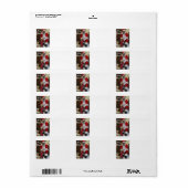 Kerstmannen Etiket (Full Sheet)