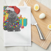 Kerstmannen Helpers Theedoek (Quarter Fold)