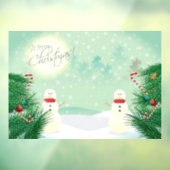 Kerstmannen Raamsticker (Vel 3)