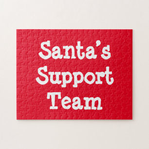 Kerstmannen Steun Team Legpuzzel