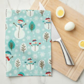 Kerstmannen Theedoek (Quarter Fold)