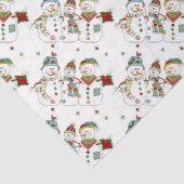 Kerstmannen Tissuepapier (Detail)