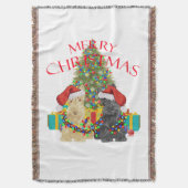 Kerstmannenhelpers Deken (Voorkant Verticaal)