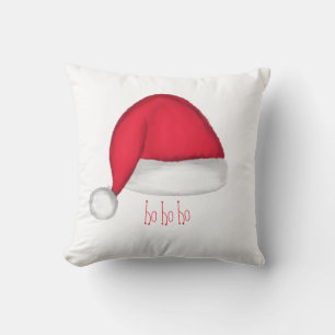 Kerstmannenhoofddeksel decoratieve kussen