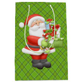 Kerstmannentas Medium Cadeauzakje (Voorkant)