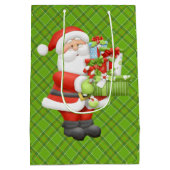 Kerstmannentas Medium Cadeauzakje (Achterkant)
