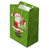 Kerstmannentas Medium Cadeauzakje (Achterkant Gekanteld)