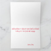 Kerstmannetje Melk Koekjes Draken Kaart (Binnen)