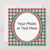 Kerstmannetje Retro Marquee – Ho Ho Ho Prettig & H Kaart (Achterkant)