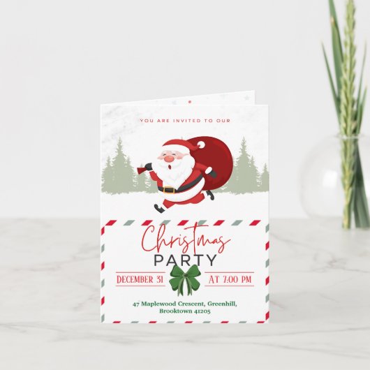 Kerstmannetje's knusse stemming  (Voorkant)