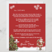 Kerstmannetjes persoonlijke brief aan uw kind Noor (Voorkant)