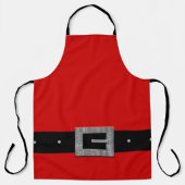 kerstmanpak schort (Voorkant)