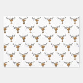 kerstmanpapier inpakpapier vel (Voorkant 3)